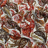 3 Metres, Printed Summer Dressmaking Viscose Fabric - Evening
