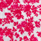 3 Metre Luxurious Soft Cotton Feel Jersey - 60"-  (Pink & White)
