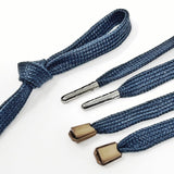 Per Metre Tubular Drawstring Tape - 8mm - Denim Blue