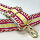 Per Metre Textured Stripe Webbing, BRIGHT COLOURS - 40mm