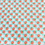 Pound A Metre Per Metre Per Metre Beautiful Digitally Printed 100% Cotton- 45" Wide (Orange)