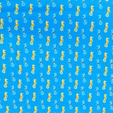 Pound A Metre Per Metre Per Metre Beautiful Digitally Printed 100% Cotton- 45" Wide (Seahorse)