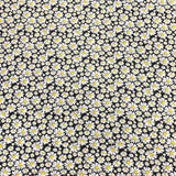 Pound A Metre Per Metre Per Metre Beautiful Digitally Printed 100% Cotton- 45" Wide (Sunflower Black)