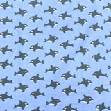 Pound A Metre Per Metre Per Metre Beautiful Digitally Printed 100% Cotton- 45" Wide (Whale)