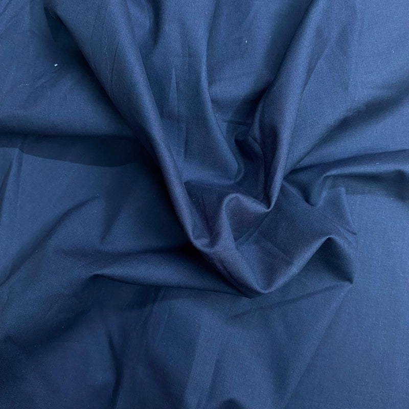 Pound A Metre Pet Metre Luxury 100% Pure Cotton Fabric – 63" Wide- (Navy)