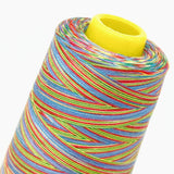 Rainbow Overlocker Threads Polyester Hand /  Overlocker- 2950 Yards (Blue/Gold/Green/Red)