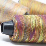 Rainbow Overlocker Threads Polyester Hand /  Overlocker- 2950 Yards (Reds/Oranges/Blues)