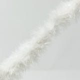 Per Metre Feather Trim - White