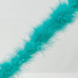 Per Metre Feather Trim - Aqua