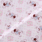 Alphabet Dot Teddies Quilting Cotton, Teddy Bear Picnic Collection