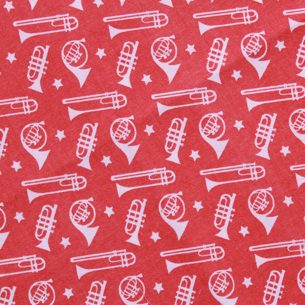 Trumpets & Trombones Quilting Cotton, Sound of Music Collection