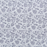Love Heart Floral, 100% Printed Cotton, 63" Wide