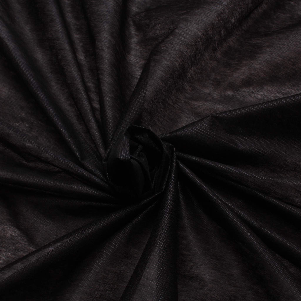 Easy Iron On Interfacing Fabric - Black