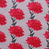 Cotton Poplin Striped Dandelion Floral 44" Wide (112cm)