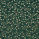 Mistletoe Madness Metallic Foil Vintage Christmas Cotton, Approx 44" (112cm) Wide