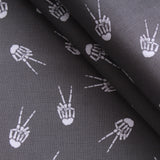 Premium Quilting Cotton, Skeletal Peace, Halloween Collection