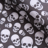 Premium Quilting Cotton, Smiling Skulls, Halloween Collection