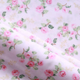 Printed Cotton Poplin Pastel Floral, 100% Dyed Cotton, Approx 44" Wide (112cm)