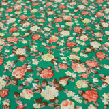 Pastel Petals Floral, Approx. 60" (150cm) Wide, 100% Cotton Poplin Green