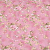 Vintage Floral, Roses Pastel Floral 60" Cotton Poplin Pink