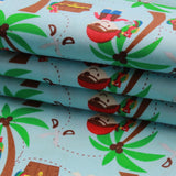 Pirates Path Premium 100% Printed Cotton Fabric. High Quality. Approx. 44" (112cm) Wide.