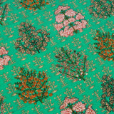 Premium Tree Galore Rayon Fabric Green