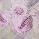 Digital Print Brocade Purple Floral 57" Wide