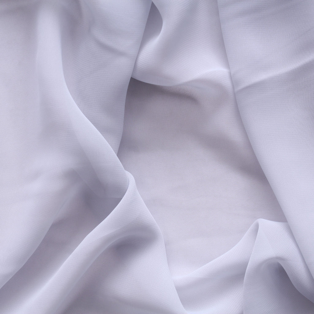 Premium 100% Polyester Plain Georgette, Approx 60" (150cm) Wide, Available In 15 Colours