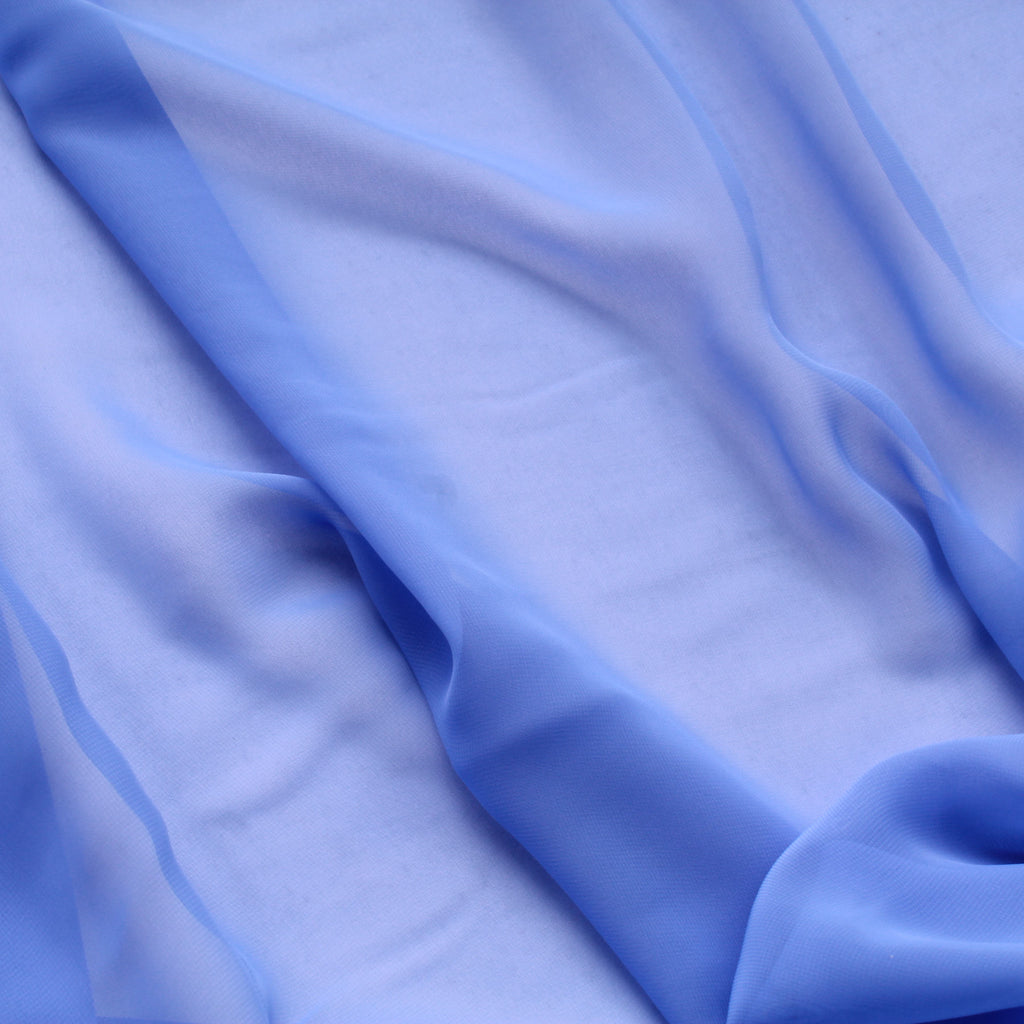 Premium 100% Polyester Plain Georgette, Approx 60" (150cm) Wide, Available In 15 Colours