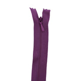 20" Concealed Purple Common Zipper
