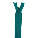 20" Concealed Turquoise Common Zipper
