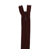 20" Concealed Burgundy Common Zipper