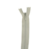 8" Concealed Light Grey Common Zipper