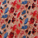 Printed Poplin, Autumn Floral, 110cm Wide