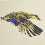 100% Cotton Rich Printed Cushion Panels - Duck - 18” x 18”