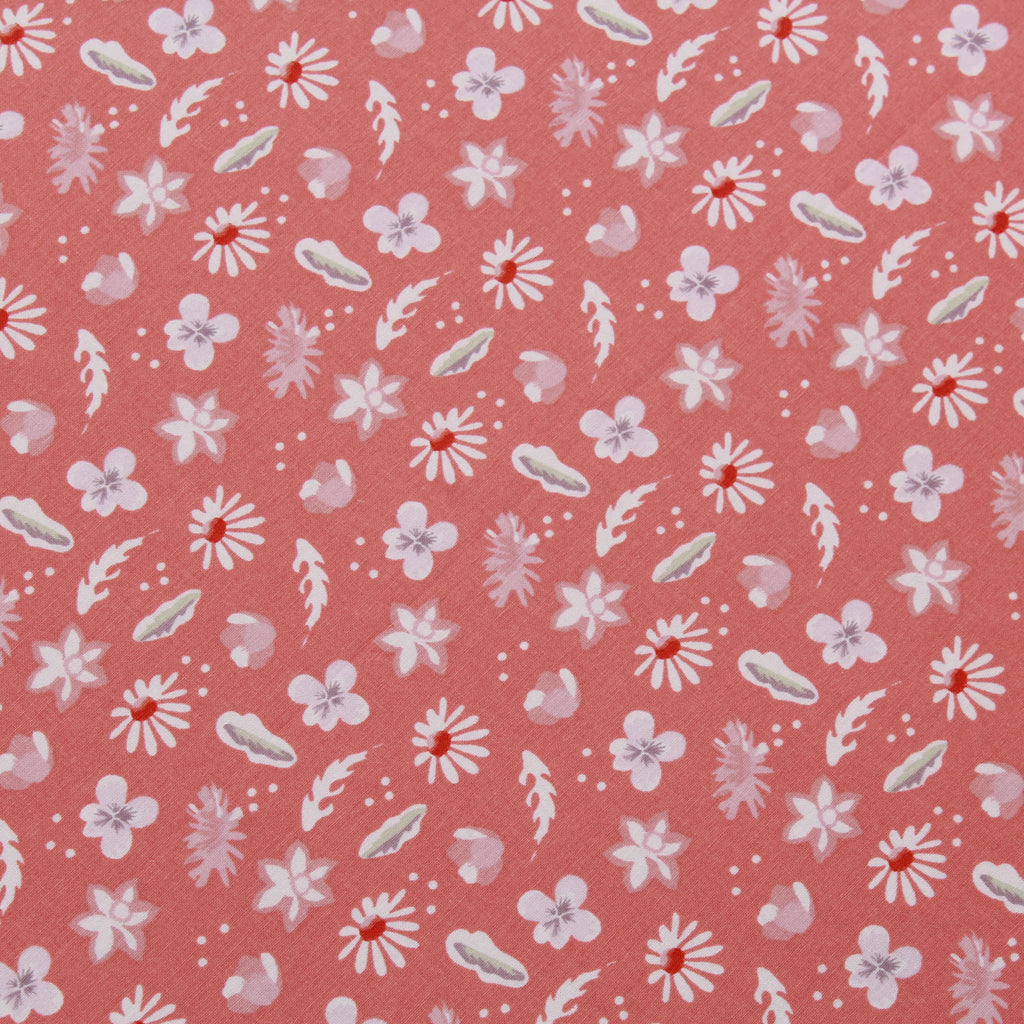 Floral Leaves, Wildflower Quilting Cotton Collection