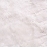 Faux Fur Ice White Super Soft High Pile 63" Wide