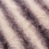Faux Fur Purple Stripe Super Soft High Pile Stripe Chinchilla 63" Wide