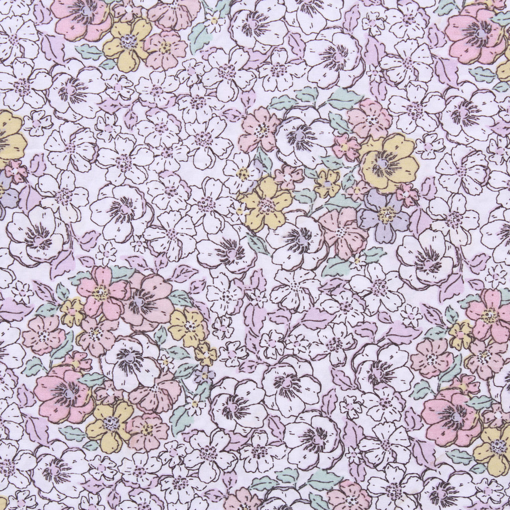 Vintage Garden Floral, 100% Printed Cotton, 63" Wide
