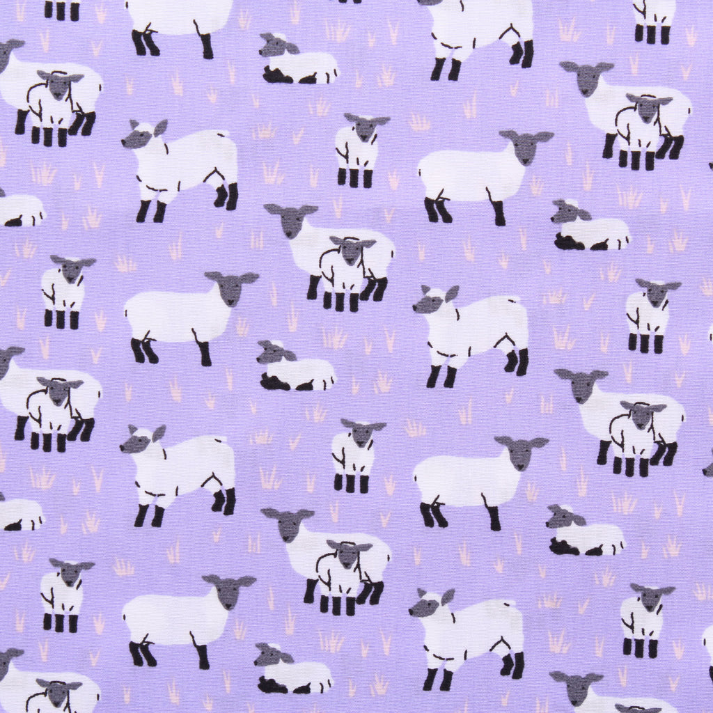 Baa Baa Sheep, 100% Printed Cotton, 63" Wide