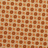 Geometric Sunflower, 100% Printed Cotton, 63" Wide