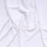 Lightweight Knitted Plain Jersey White 60” Wide