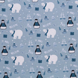 Penguins Joy, Winter Warmer Quilting Cotton Collection
