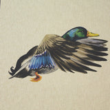 100% Cotton Rich Printed Cushion Panels - Duck - 18” x 18”