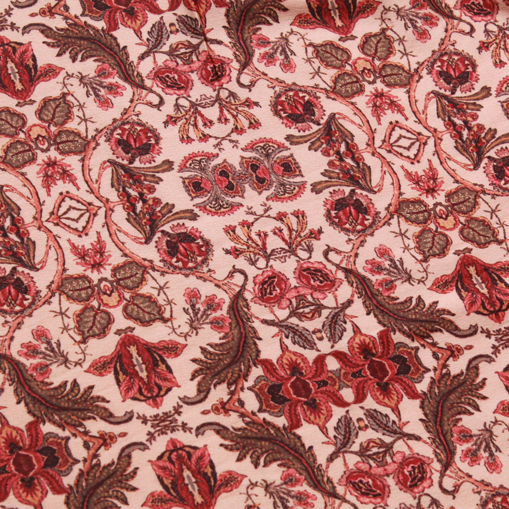 Floral 100% Polyester Digital Print Satin, Approx 147cm Wide