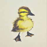 100% Cotton Rich Printed Cushion Panels - Ducklings - 18”x18”