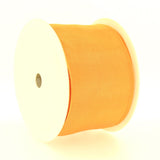 6cm Plain Orange Polyester Lace