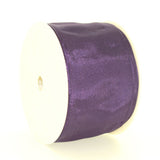 6cm Plain Purple Polyester Lace