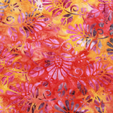 Batik Fabric, Printed Petals & Leaves, BK147, 44