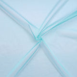 Plain Shimmer Organza Fabric Turquoise 100% Nylon , 60" Wide